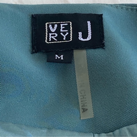 Very J Turquoise Open Waterfall Blazer Jacket - Picture 6 of 14